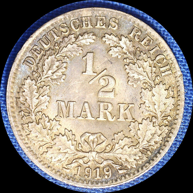 Unlisted-German-Half-Mark-Re-Punched-Date